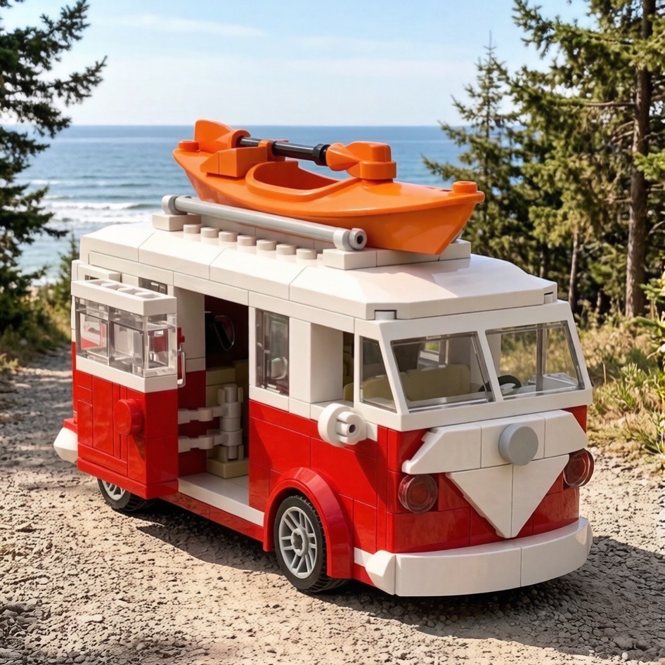 Vintage Toys Collector - Modellino Vintage di Camper da Spiaggia
