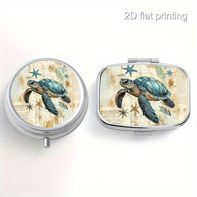 Vintage And Collectible Stores - Set di Portapillole Sigillati con Motivo