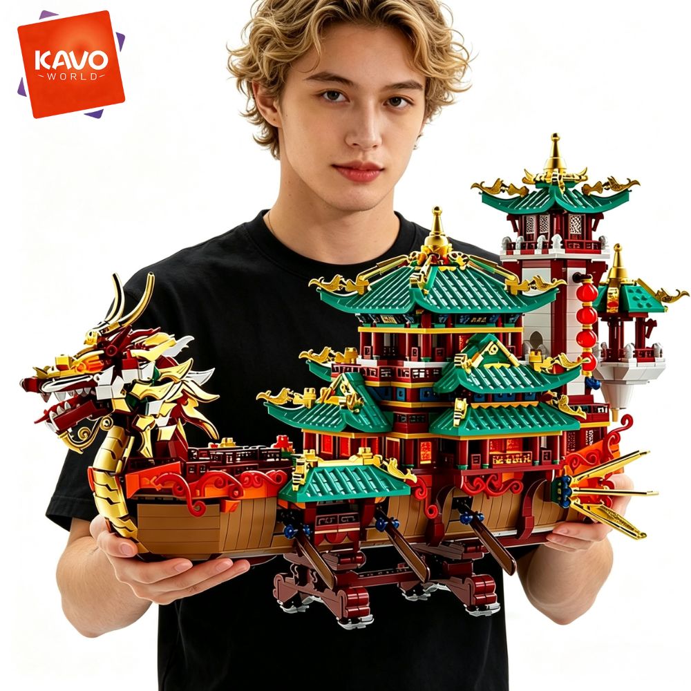 Vintage Toys Collector - KAVOWORLD 2453 pz. Blocchi da Costruzione
