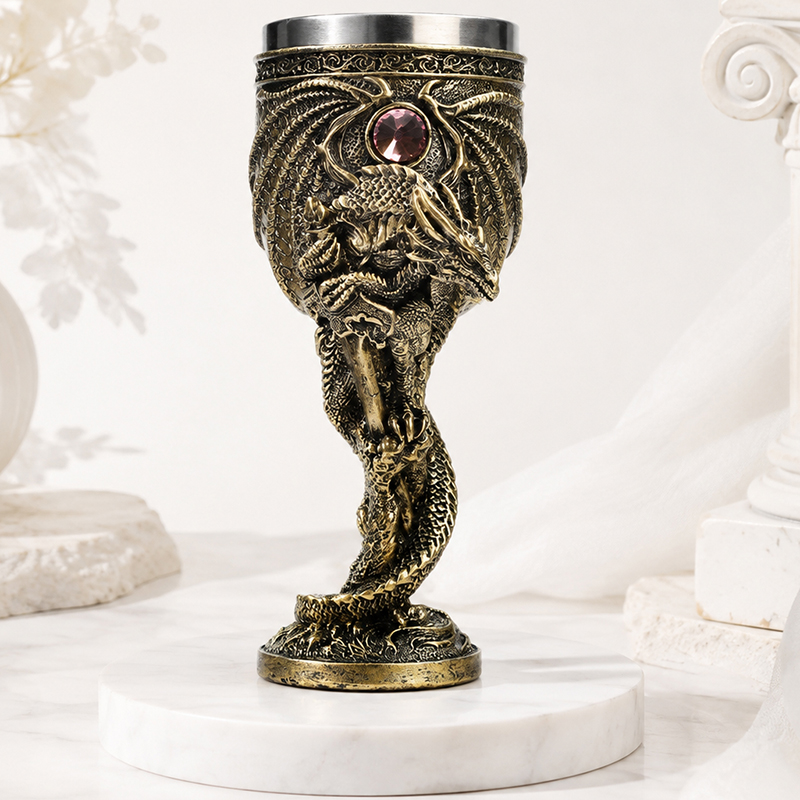 Collectible Vintage Wine - Calice Vintage a Forma di Drago