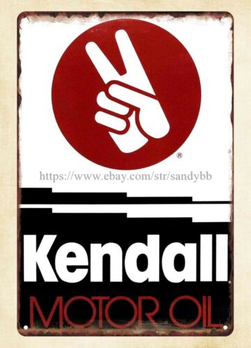 Vintage And Collectible Stores - Insegna in metallo Kendall Motor Oil,